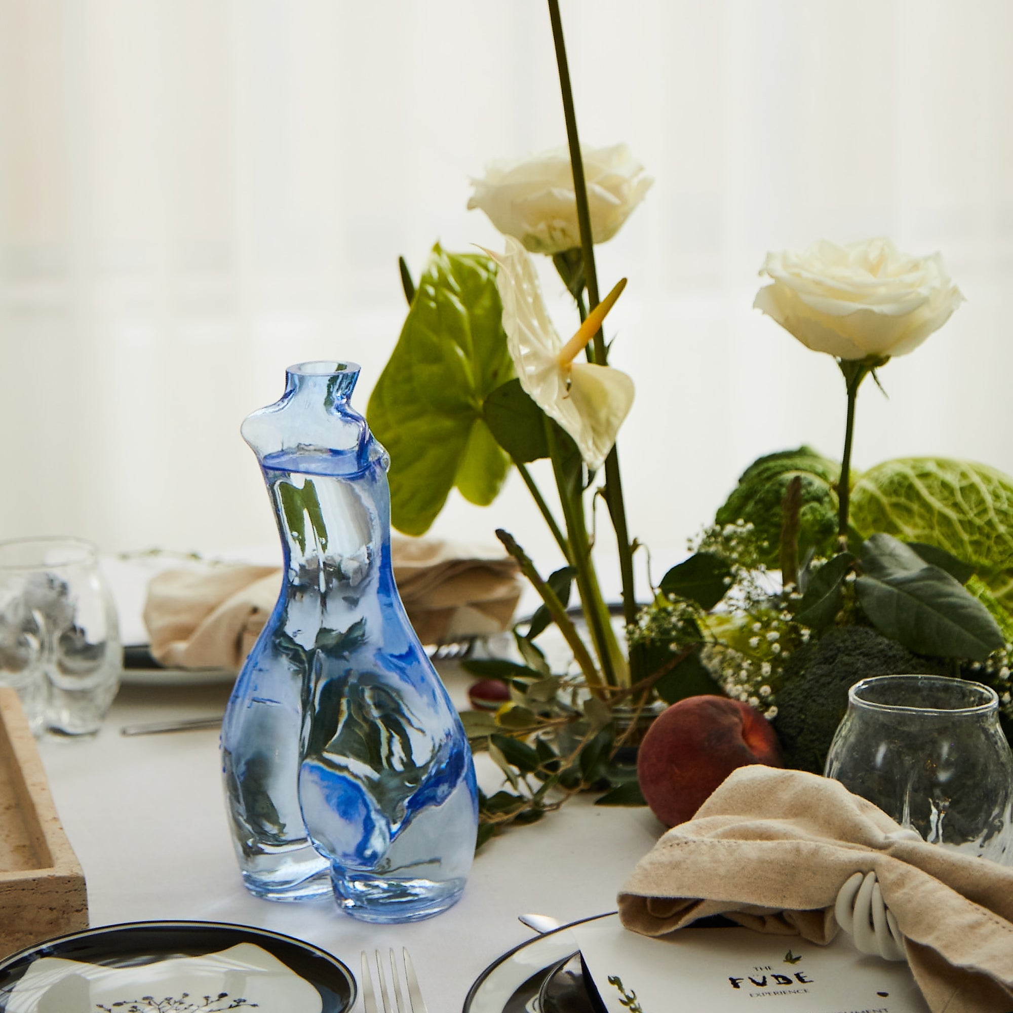 Glass Carafe Cerulean Anissa Kermiche