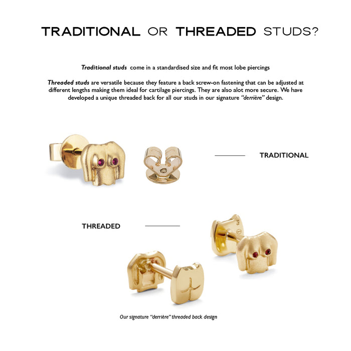 French For Goodnight Threaded Stud