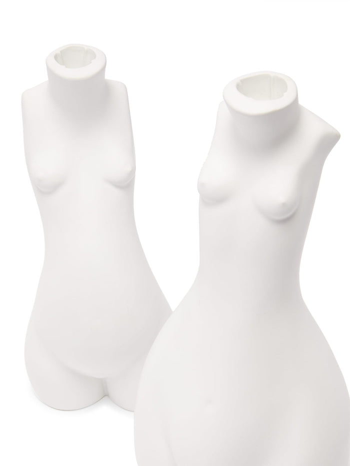 TIT FOR TAT CANDLESTICK TALL (MATTE WHITE)