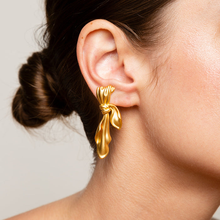 Gilded Cloth Earrings (Gold)