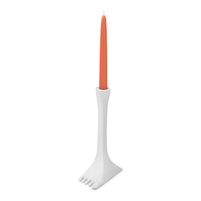 Footsie Candlestick (White)