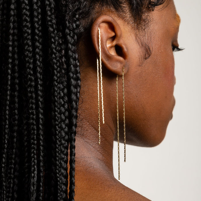 Two Line Tassel Earrings