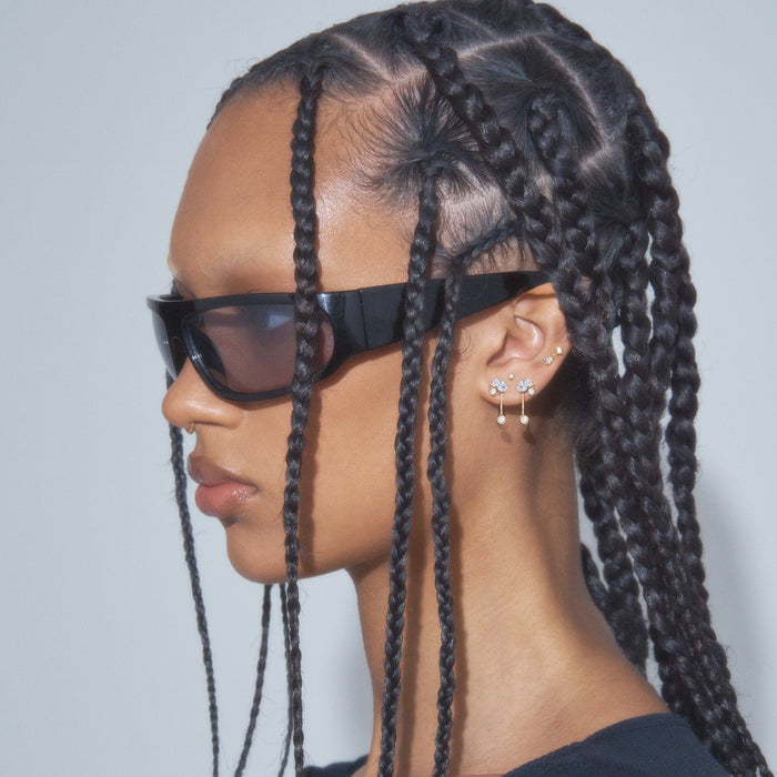 THROUPLE EARRINGS (GOLD)