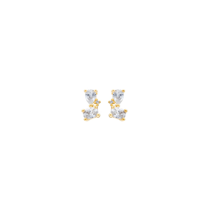 PAGE THREE GIRL EARRINGS (GOLD)