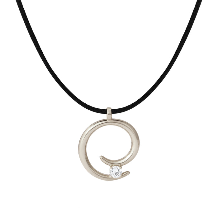 CHARMEUR ROPE NECKLACE (SILVER)