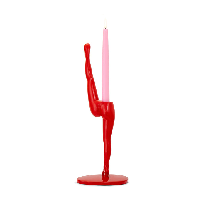 Can Candlestick (Red)