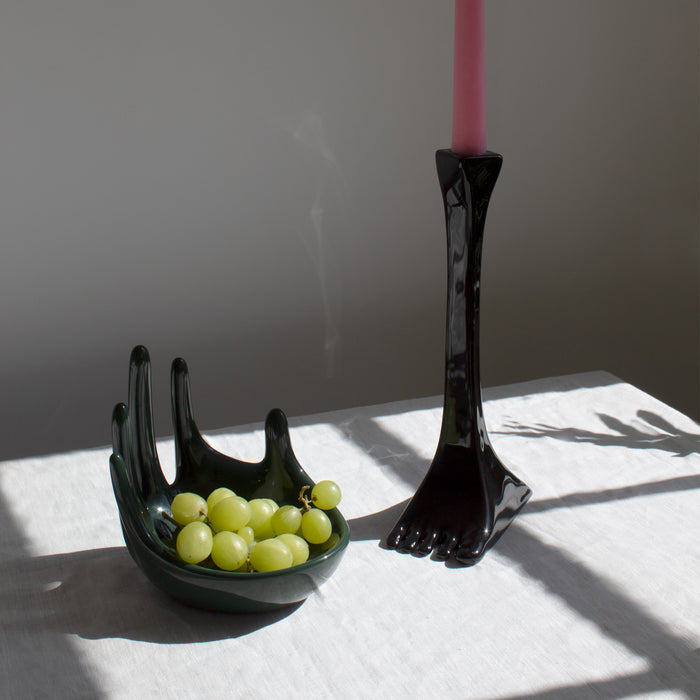 Footsie Candlestick (Black)