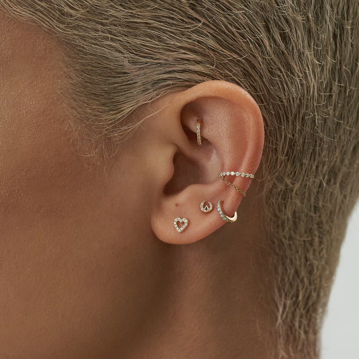 Ruby Claw Stud