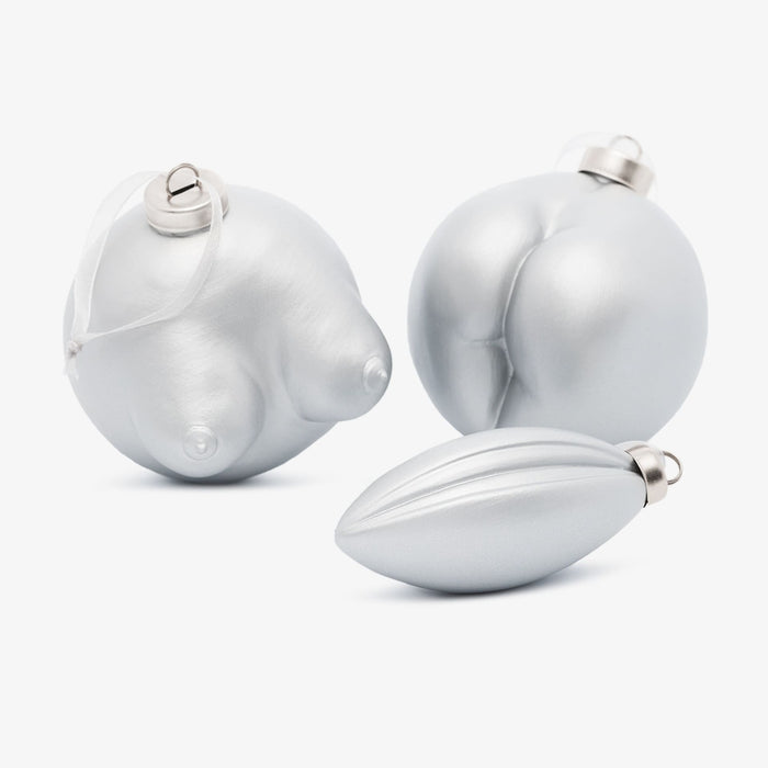 Pornament Boobles Trio (Silver)