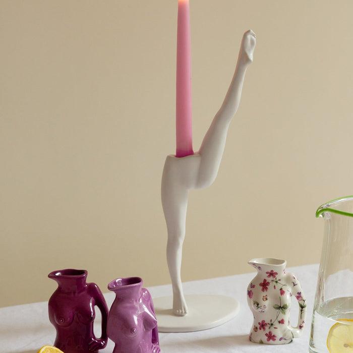 Can Candlestick (White)