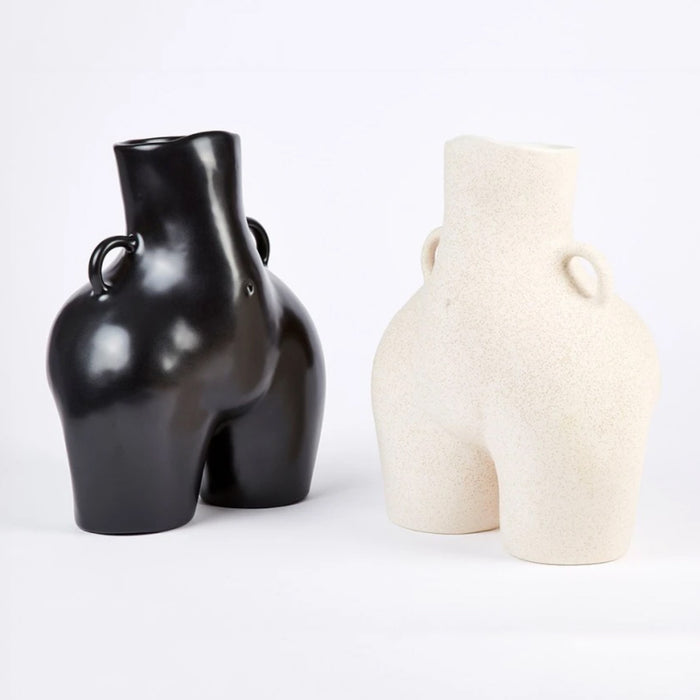 Love Handles Vase (Speckled Beige)