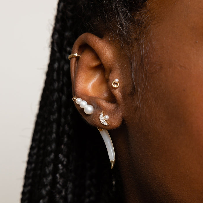 Corne de Perles Earring