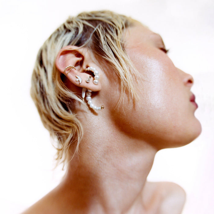 Corne de Perles Mini Earring